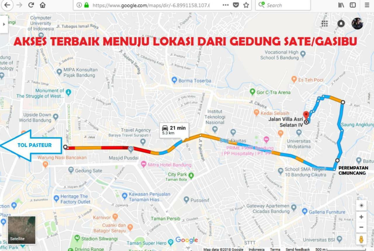 Homestay Bumi Asri III Cikutra Бандунг Екстер'єр фото